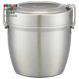 【200円クーポン】 SKATER スケーター 抗菌 保温弁当箱 丼型 ステンレス 弁当箱 550ml シルバー STLBD6AG-A ＜スケーター プレゼント 入園準備 入学準備 保育園 幼稚園 小学校 子供 女の子 小学生 お弁当箱 ランチボックス かわいい おしゃれ お返し 父の日 保温＞