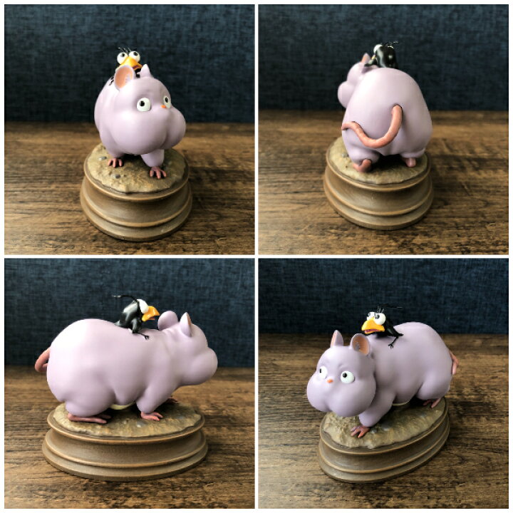 坊ねずみ 坊ネズミ 刺繍ブローチ 千と千尋の神隠し ハエドリ 映画 ジブリ 新品同様