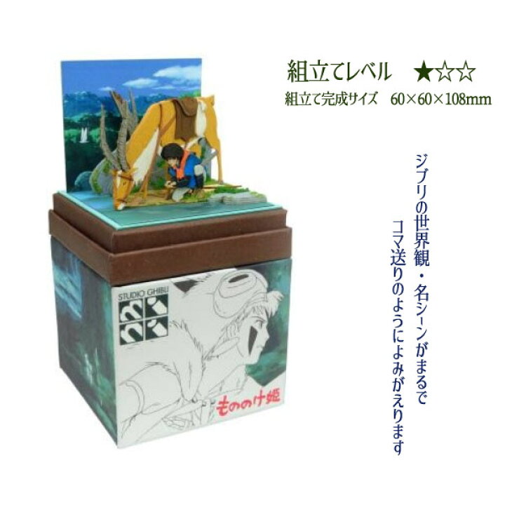 楽天市場】ジブリ グッズ もののけ姫 スタジオジブリmini アシタカと 