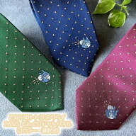 ジブリ グッズ となりのトトロ ネクタイ 26S/S どんぐりドットパネル(3カラー・選択式) スタジオジブリ …
