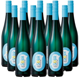 [12本セット] ソバー・リースリング (ヴァイングート・ドクター・ローゼン)　SOBR Riesling (Dr. Loosen)　ドイツ モーゼル 白 やや辛口 脱アルコール白ワイン ノンアルコール アルコール度数0% 750ml