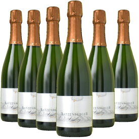 [6本セット] バハラッヒャー リースリング ゼクト ブリュット [2017] (ラッツェンベルガー)　Bacharacher Riesling Sekt brut (Weingut Ratzenberger)　ドイツ ミッテルライン ゼクト スパークリング 白 辛口 750ml