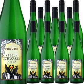 [12本セット] フロイデ・ツェラー・シュヴァルツェ・カッツ Q.b.A. (クロスター醸造所)　Freude Zeller Schwarze Katz Q.b.A. (Weinkellerei Klostor GmbH)　ドイツ/モーゼル/白/やや甘口/750ml