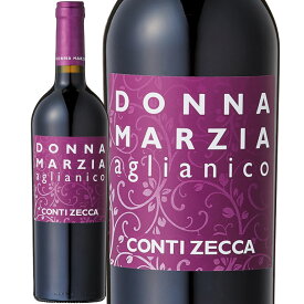 [12本セット] ドンナ・マルツィア・アリアニコ (コンティ・ゼッカ)　Donna Marzia Aglianico (Azienda Agricola Conti Zecca)　イタリア プーリア サレントIGP 赤 フルボディ 750ml