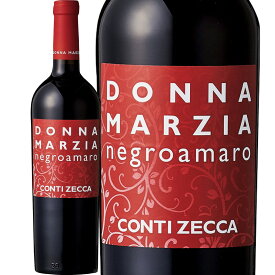ドンナ・マルツィア・ネグロアマーロ (コンティ・ゼッカ)　Donna Marzia Negroamaro (Azienda Agricola Conti Zecca)　イタリア プーリア サレントIGP 赤 フルボディ 750ml