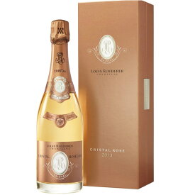 クリスタル ロゼ [2013] ギフトボックス (ルイ ロデレール)　CRISTAL ROSE [BOX] (Louis Roederer)　フランス ロゼ 辛口 スパークリング シャンパーニュ ビオディナミ 750ml