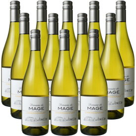 [12本セット] マージュ シャルドネ (ドメーヌ・デュ・マージュ)　Domaine du Mage Chardonnay IGP Cotes de Gascogne (Domaine du Mage)　フランス ガスコーニュ IGPコート ド ガスコーニュ 白 辛口 750ml