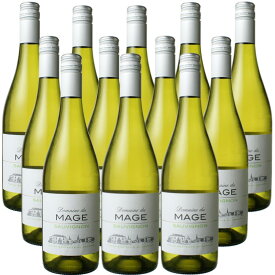 [12本セット] マージュ ソーヴィニョン ブラン (ドメーヌ デュ マージュ)　Domaine du Mage Sauvignon Blanc (Domaine du Mage)　フランス ガスコーニュ IGPコート ド ガスコーニュ 白 辛口 750ml
