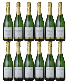 [12本セット] バロン・ドール・クレマン・ド・ボルドー・ブリュット (カーヴ ルイ ヴァロン)　BARON D'OR Blanc Cremant de Bordeaux Brut (Cave Louis Vallon)　AOC Cremant de Bordeaux　フランス AOCクレマン ド ボルドー 白 750ml×12本