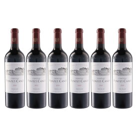 [6本セット] シャトー・ポンテ・カネ [2021] (A.O.C.ポイヤック) / Chateau Pontet Canet / フランス / ボルドー / A.O.C.ポイヤック / 赤 / フルボディ / 750ml