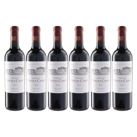 [6本セット] シャトー・ポンテ・カネ [2023] (A.O.C.ポイヤック) / Chateau Pontet Canet / フランス / ボルドー / A.O.C.ポイヤック / 赤 / フルボディ / 750ml