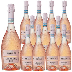 [12�{�Z�b�g] [2024] �u���b���I �v���Z�b�R�E���[ (�{�b�e�[��) / Brilla! Prosecco Rose (Botter S.P.A.) / �C�^���A / ���F�l�g / �v���Z�b�RDOC / ���[���C�� / ���h�� / �X�p�[�N�����O���C�� / �A / 750ml