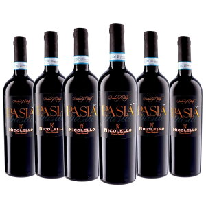 [6�{�Z�b�g] �����Q�E���b�\�E�p�V�A (�J�[�T�E���B�j�R���E�j�R���b��) / Lange Rosso Pasia (Casa Vinicola Nicolello) / �C�^���A / �s�G�����eDOC / �ԃ��C�� / �t���{�f�B / 750ml