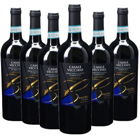 [6本セット] カサーレ・ヴェッキオ・モンテプルチャーノ・ダブルッツォ (ファンティーニ(ファルネーゼ))　Casale Vecchio Montepulciano d'Abruzzo (Fantini)　イタリア アブルッツォ 赤 フルボディ 750ml