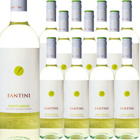 [12本セット] ファンティーニ・ピノ・グリージョ (ファンティーニ(ファルネーゼ))　Fantini Pinot Grigio (Fantini)　イタリア シチリア 白 辛口 750ml