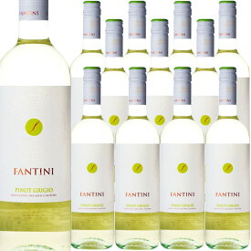 [12本セット] ファンティーニ・ピノ・グリージョ (ファンティーニ(ファルネーゼ)) Fantini Pinot Grigio (Fantini) / イタリア / シチリア / 白ワイン / 辛口 / 750ml