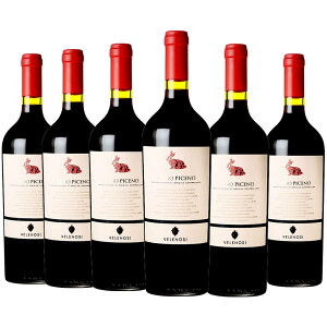 [6�{�Z�b�g] ���b�\�E�s�`�F�[�m (���F���m�[�W)�@Rosso Piceno (Velenosi)�@�C�^���A �}���P �� �~�f�B�A���{�f�B 750ml