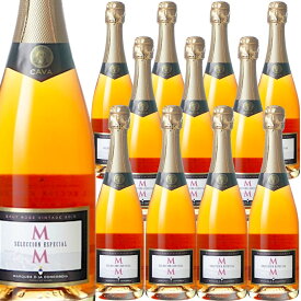 [12本セット] カヴァ セレクション エスペシャル ロゼ ブルット (マス デ モニストロル)　Cava Seleccion Especial Rose Brut (Mas de Monistrol)　スペイン ペネデス ロゼ 辛口 スパークリング 750ml