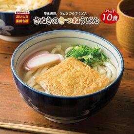 【20%ポイントバック！】きつね一丁10食 きつねうどん 讃岐うどん 送料無料 （北海道・沖縄・離島+1500円） ご当地セット 産直 福袋　ポイント利用 食品 グルメ 食べ物 敬老の日 プレゼント お中元 御中元 中元 ポイント消化 送料無