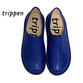 Trippenトリッペン【trippen 正規販売店】スリッポン・シューズカラー:KOB-BK(コバルトブルー)本品はポイント＋9倍です！