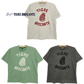 TIGRE BROCANTE ティグルブロカンテStencil TIGRE 半袖Tシャツ本品はポイント＋2倍です！