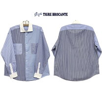 楽天市場】TIGRE BROCANTE（カラーブルー）（シャツ・ブラウス
