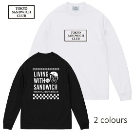 TOKYO SANDWICH CLUB[東京サンドウィッチクラブ] T.S.C-C.F.F-B.L.T グラフィックアートプリントデザイン長袖Tシャツ