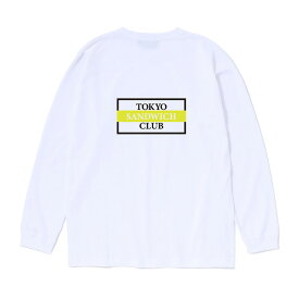 TOKYO SANDWICH CLUB[東京サンドウィッチクラブ]- T.S.C-EGGFLAG B.L.T - アートロゴエッグサンドデザイン長袖Tシャツ