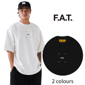 FAT（エフエーティー） FOURHOLE アートロゴ刺繍ヘビーオンス半袖Tシャツ【正規取扱品】