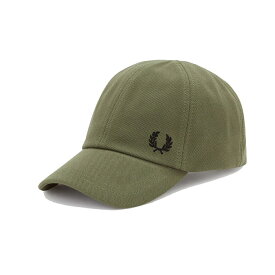 FREDPERRY[フレッドペリー] - PIQUE CLASSIC CAP - コットン鹿の子素材ワンポイント刺繍キャップ【日本代理店正規品】