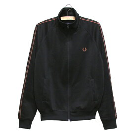 FREDPERRY[フレッドペリー] Contrast Tape Track Jacket ローレルテープトラックジャケット(ジャージートップ)【日本代理店正規品】本品はポイント＋4倍です！