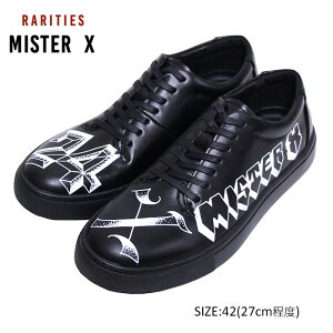 {i̓|Cg{9{łIMISTER X [~X^[GbNX]- PRISONER SHOES HAND PAINT - nhyCgPUU[[XAbvXj[J[SIZE:42i27cmxjCOLOUR:BLACK