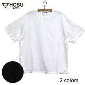 HOSU（ホス）7.1ozヘビーオンスプレーンTシャツ(ワイドシルエット）