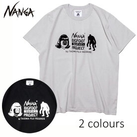 NANGA（ナンガ）NANGA×TACOMA FUJI RECORDS BIGFOOT SURVEY PROJECT LOGO TEE ナンガ×タコマフジレコード ビッグフットサーベイプロジェクト ロゴティー(ユニセックス)[正規取扱品]半袖Tシャツ