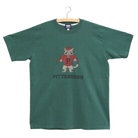 PHERROW'S(PHERROWS)/フェローズプリント半袖Tシャツ[PT6]COLOUR:GREEN本品はポイント＋1倍です！