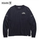 ROARK (ロアーク)EXPEDITIONS 14oz H/W L/S TEE刺繍アートワークヘビーウェイト長袖Tシャツ(ロンT)COLOUR:DARK NAVY【日本代理店正規品】