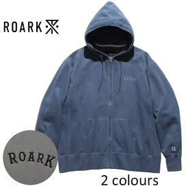 SALE・30%OFF【セール】THE ROARK REVIVAL(ロアークリバイバル)MEDIEVAL LOGO F/Z HOODED SWEATアートロゴ刺繍フルジップスウェットパーカー【日本代理店正規品】