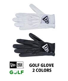 NEW ERA ニューエラ ゴルフ グローブ フラッグロゴ 2カラー 11901516 11901517 ホワイト ブラック 手袋 スポーツ golf NEWERA