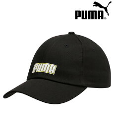 プーマ PUMA キャップ レベルリロードキャップ Rebel Reload Hat レディース 帽子 ローキャップ ロゴ｜021917 正規品 ハット 日よけ 日焼け対策 紫外線対策 軽量 軽い ブラック