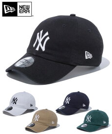 NEW ERA ニューエラ キャップ カジュアルクラシック Casual Classic ヤンキース ブラック ホワイト ネイビー カーキ ダークグリーン 12489144 12489141 12489142 12489143 13108945 帽子 NEWERA レディース メンズ