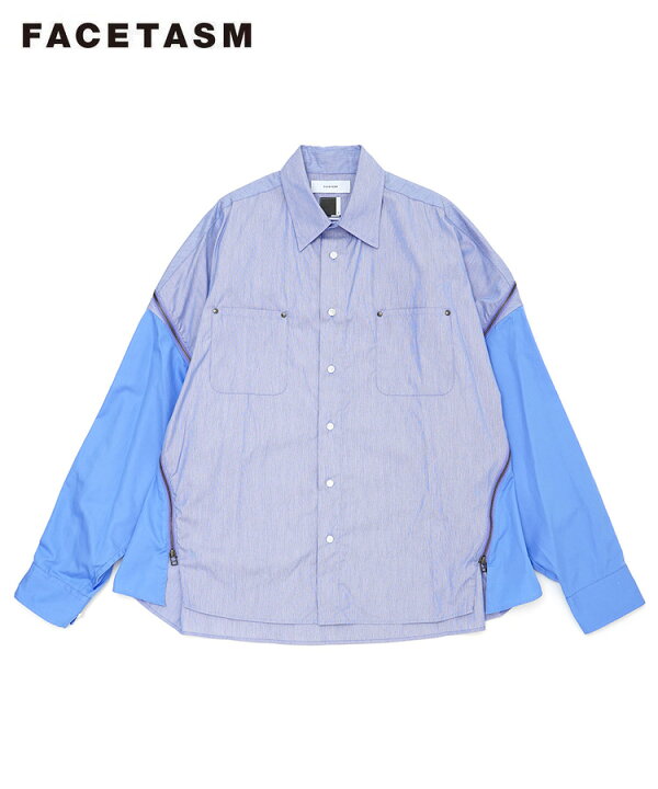 楽天市場】FACETASM ファセッタズム シャツ メンズ ZIPPER SHIRT 