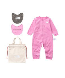 ノース ノースフェイス THE NORTH FACE Rompers 2P Bib ロングスリーブ ロンパース 2Pビブ ロンパース スタイ ベビー 子ども 男の子 女の子 NTB82352｜正規品 新作 80 誕生日 出産祝い ギフト プレゼント 吸汗 速乾 乳児