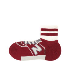 ニューバランス ソックス【5点でメール便送料無料】new balance NB クルーソックス クルー丈 ショート丈 くつした くつ下 靴下 ショート フットウエア レディース メンズ ロゴ 国内正規品 レッド グレー ネイビー カーキ 23cm 24cm 25cm 26cm 27cm