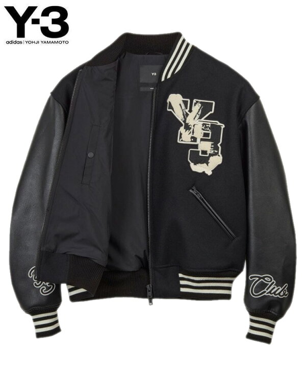 楽天市場】Y-3 ワイスリー メンズ ジャケット LETTERMAN JKT [IQ2133  