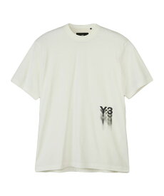 Y-3 ワイスリー メンズ Tシャツ GFX SS TEE IZ3123 ホワイト 半袖 トップス プリント ロゴ グラフィック ユニセックス yohji yamamoto