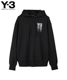 Y-3 ワイスリー メンズ パーカー GFX HOODIE IZ3169 ブラック 長袖 トップス プリント プルオーバー ロゴ リラックス ユニセックス yohji yamamoto