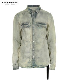 DRKSHDW ダークシャドウ メンズ シャツ OUTER SHIRT DU01D1755 SKY スカイ カバーオール 長袖 トップス シャツジャケット 新作 人気 デニムジャケット デニムシャツ 2024