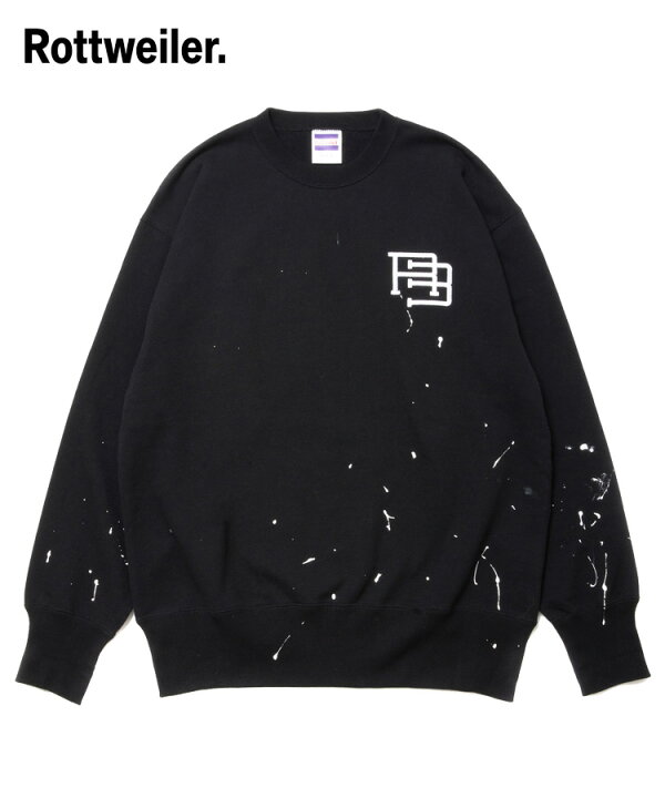 楽天市場】ROTTWEILER ロットワイラー メンズ スウェット R.W PAINTED 