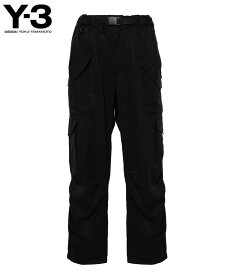 Y-3 ワイスリー メンズ パンツ WASH TW PANTS IN8716 ブラック ボトムス ツイル ロゴ ユニセックス yohji yamamoto ミニマル ルーズフィット 新作