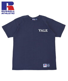 RUSSELL ATHLETIC ラッセル アスレティック メンズ Tシャツ 'Yale University'Bookstore Jersey S/S T ミッドナイト RC-24035-YL トップス クルーネック ロゴ スポーツ ベーシック